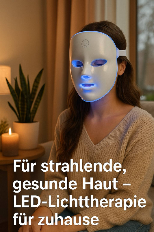 7 Farben LED Lichttherapie Gesichtsmaske – Anti-Akne, Anti-Aging & Hautverjüngung
