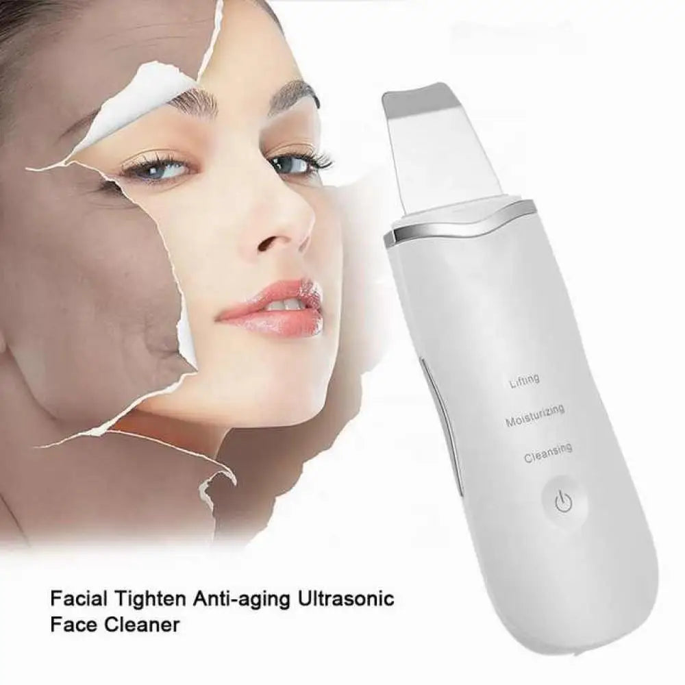 Ultrasonic Skin Scrubber Scrubber Deep Vibrate Facial Cleaner Ultraschall Gesichtsreinigungsgerät - Tiefenreinigung und Hautpflege
