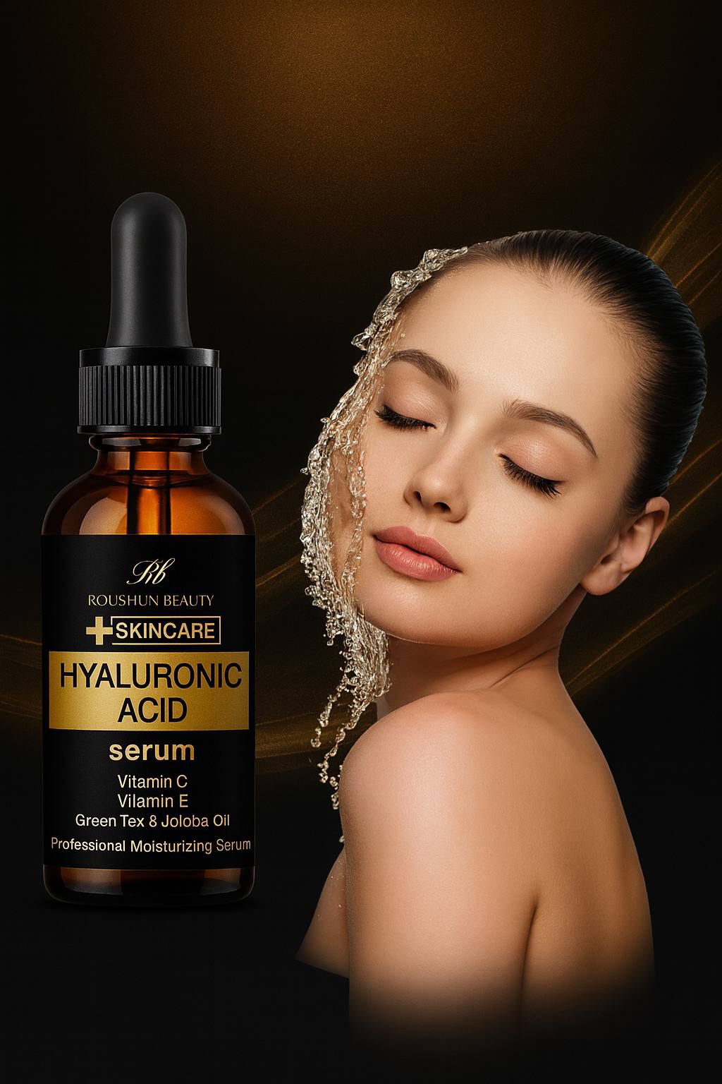 Hyaluronsäure Gesichtsserum – Intensive Feuchtigkeit & Straffe Haut