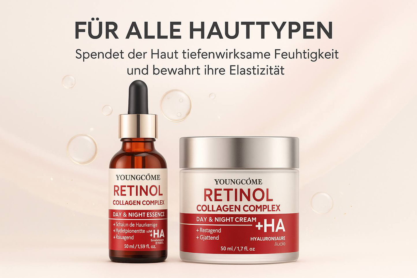 Konzentriertes Retinol-Serum für die Hautpflege – Intensive Feuchtigkeit & Sofortige Regeneration