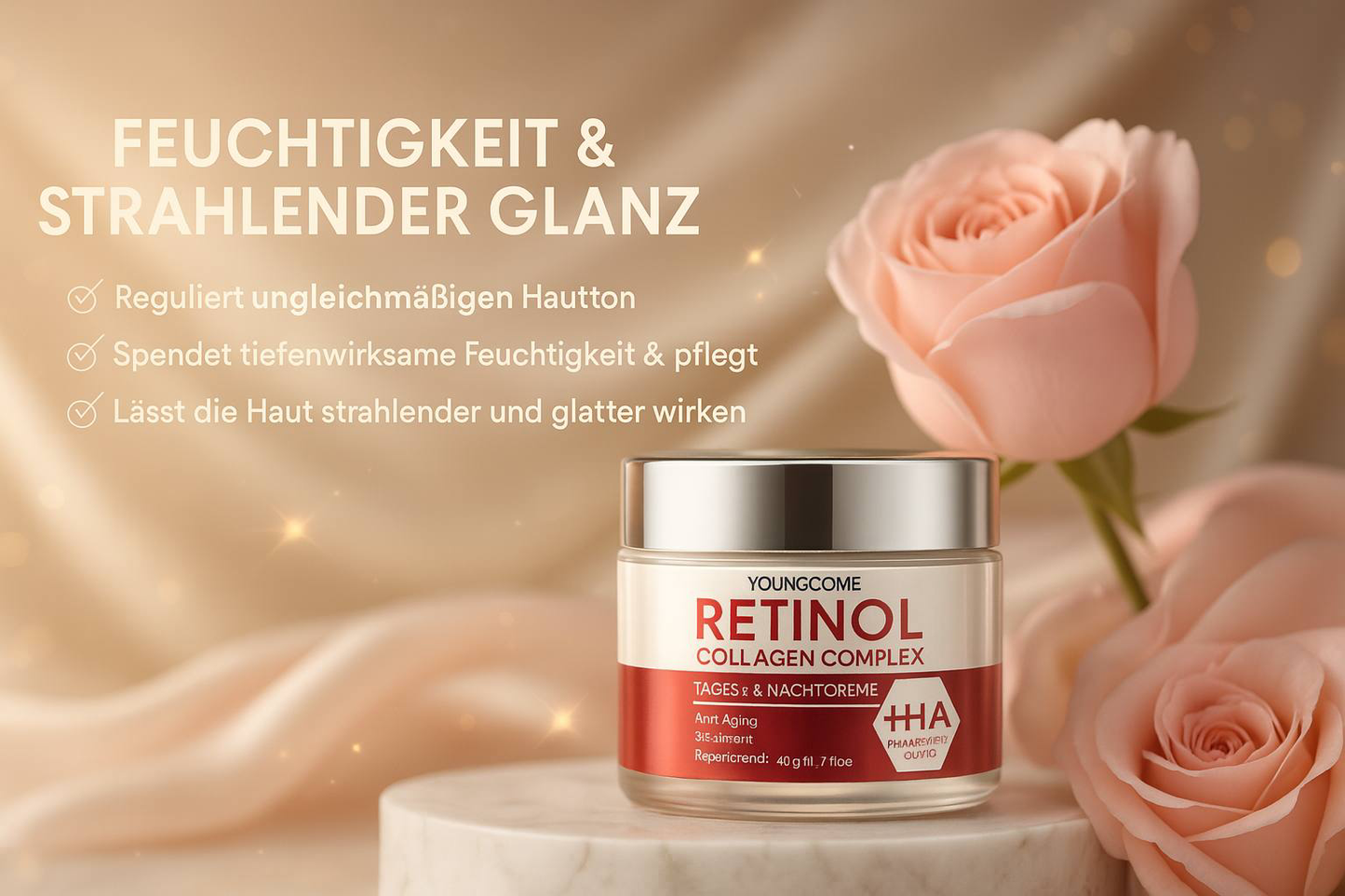 Konzentriertes Retinol-Serum für die Hautpflege – Intensive Feuchtigkeit & Sofortige Regeneration