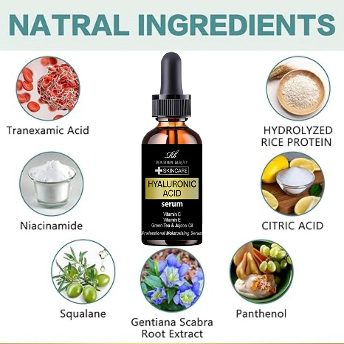Hyaluronsäure Gesichtsserum – Intensive Feuchtigkeit & Straffe Haut