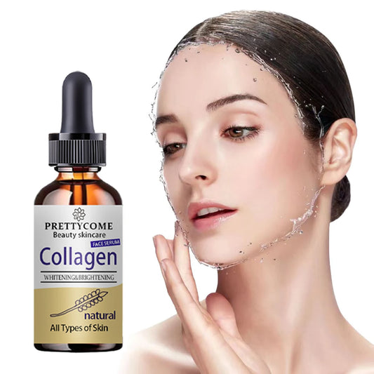 Anti-Aging Kollagen Serum für das Gesicht – Tiefe Feuchtigkeitspflege mit Hyaluronsäure zur Minderung feiner Linien