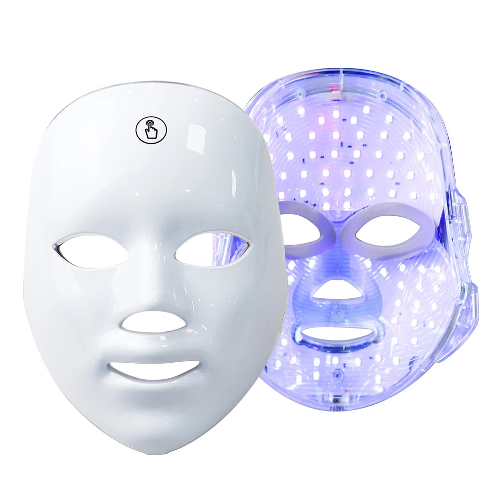 7 Farben LED Lichttherapie Gesichtsmaske – Anti-Akne, Anti-Aging & Hautverjüngung